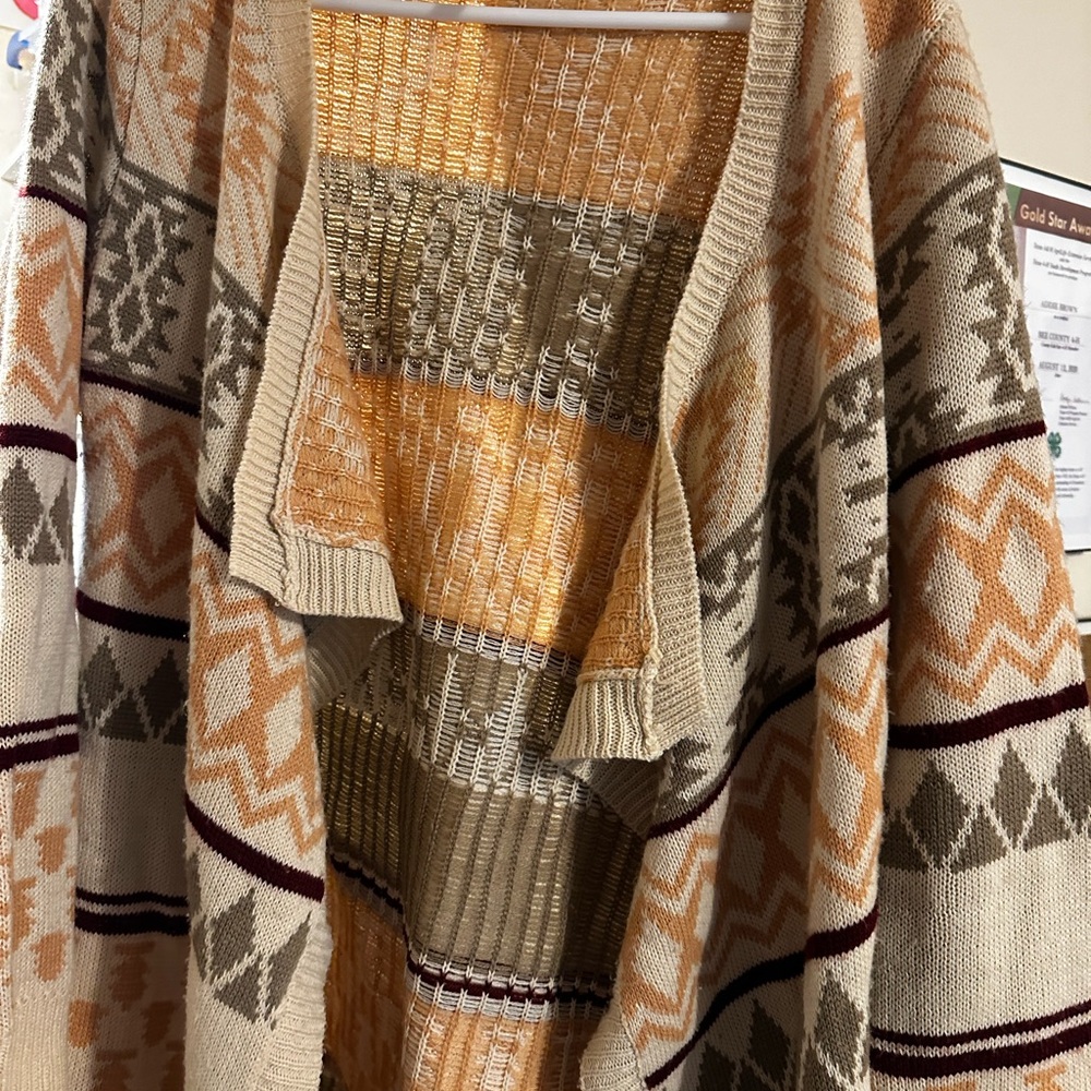 LLove Aztec design sweater